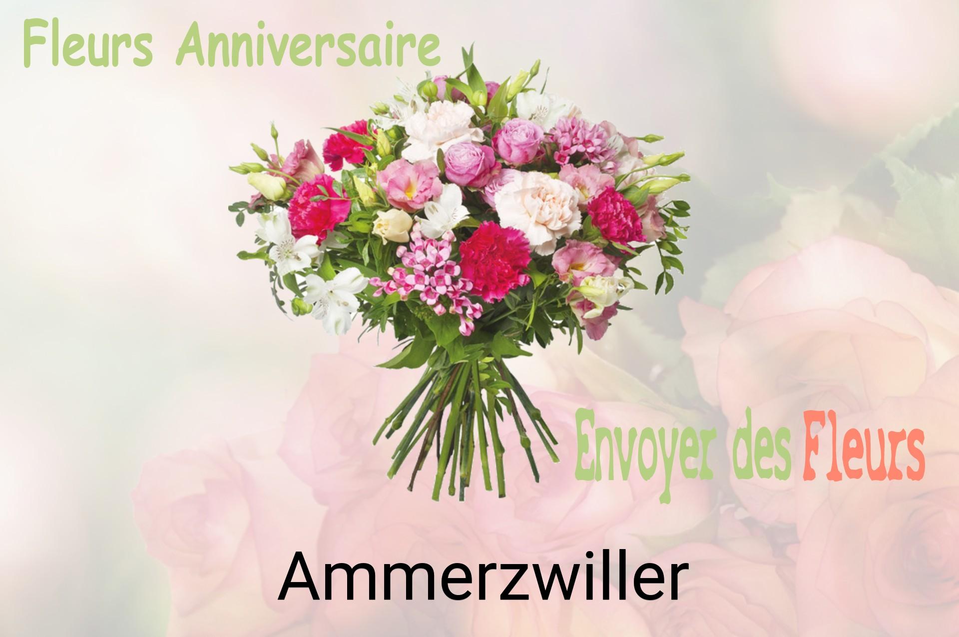 Bouquet de fleurs d’anniversaire livré à Ammerzwiller