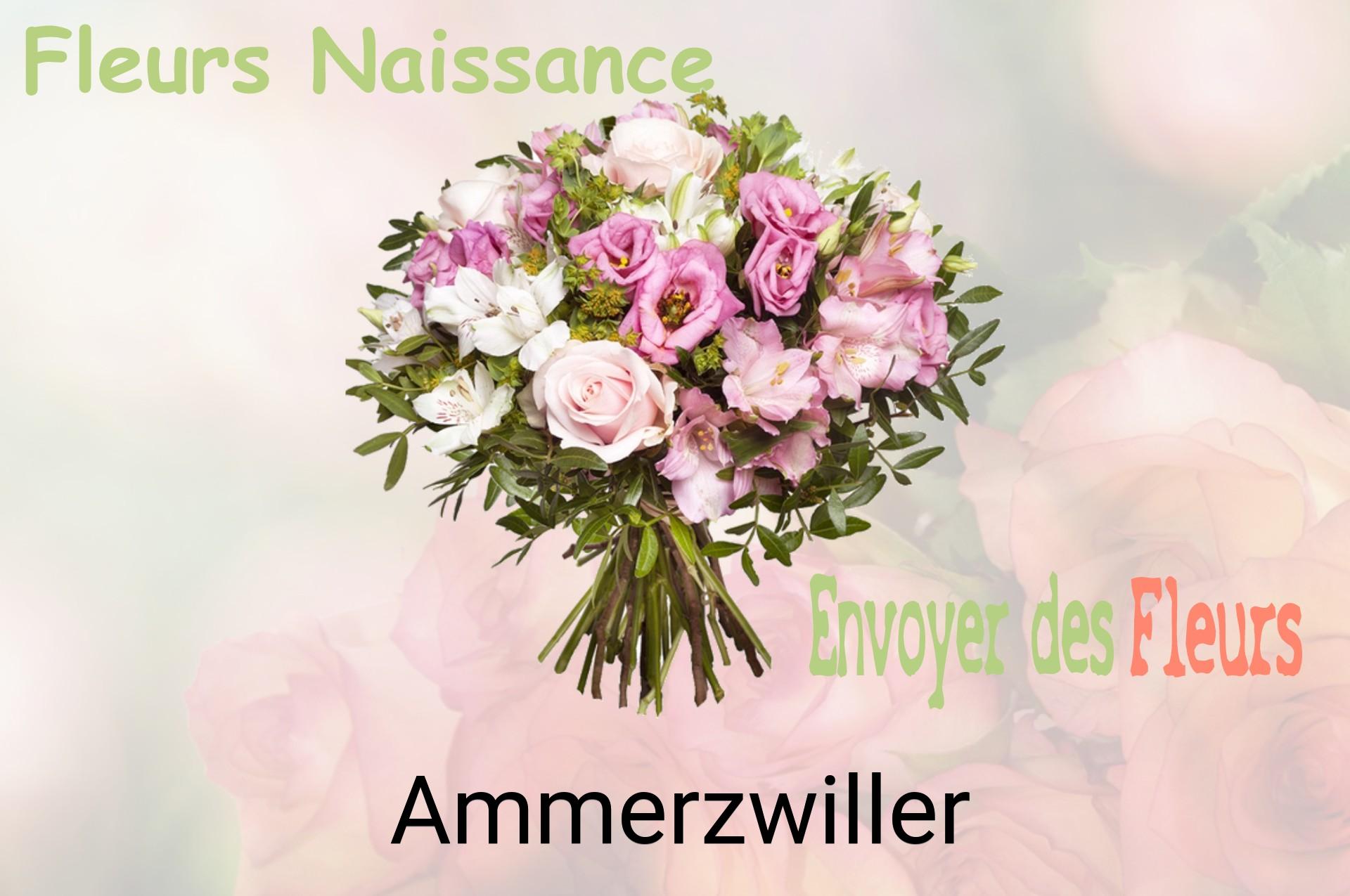 Bouquet de fleurs de naissance livré à Ammerzwiller